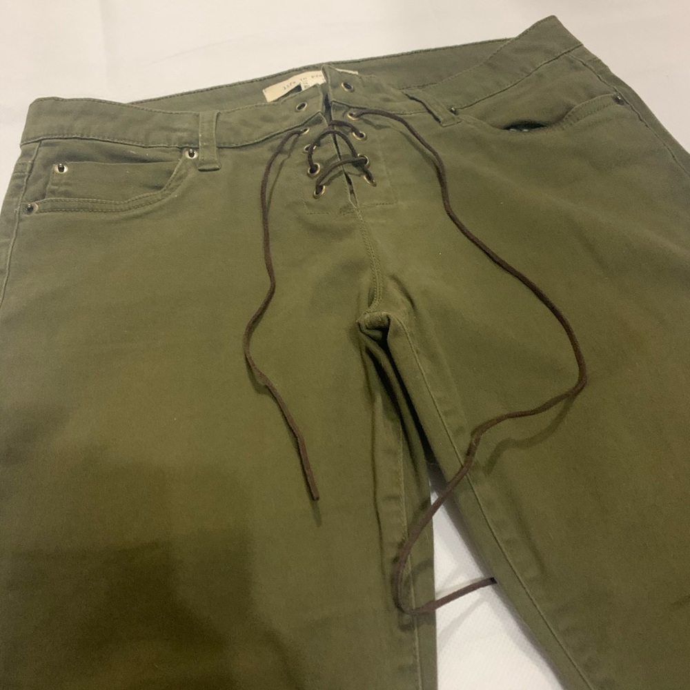 Khaki Super Skinny Jeans